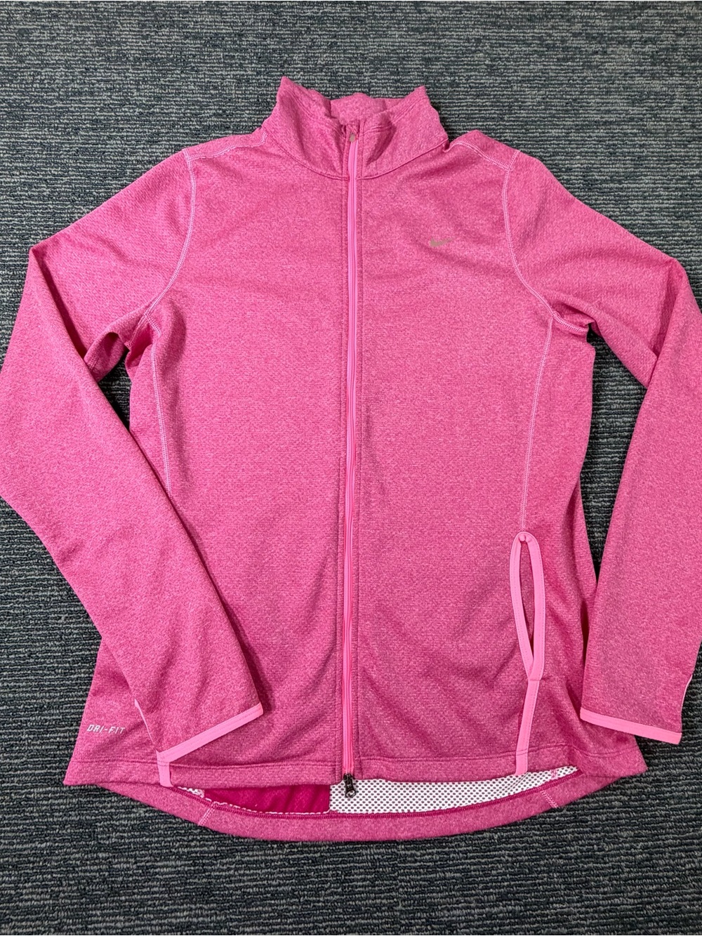 Nike Women's Pink Full-Zip Utility Jacket